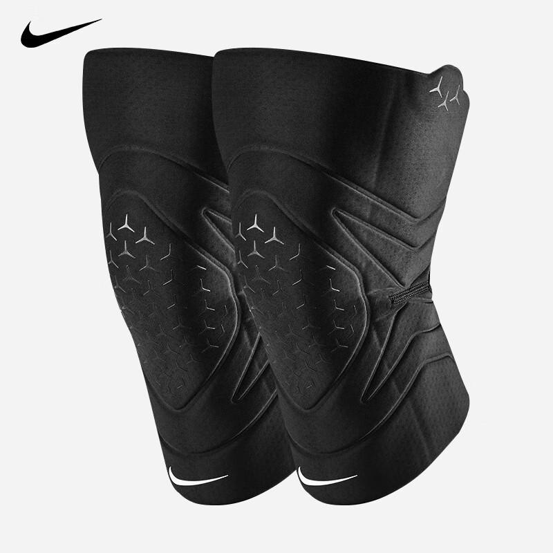 NIKE Professional Sports Knee Pads for Basketball, Badminton, Climbing, Meniscus Protection N1000674010XL Two Pieces