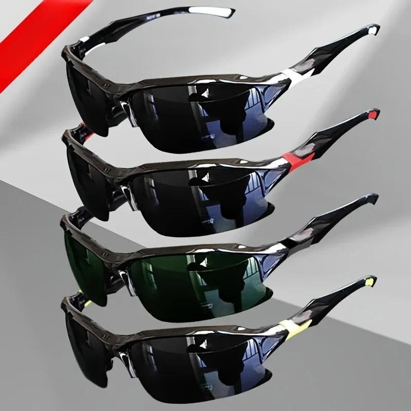 Outdoor Polarized Fashionable Sports Glasses for Men and Women, Windproof Suitable for Baseball Running Fishing Golf and Driving