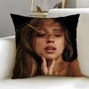 popular singer Tate McRae Cushion Cover Soft  EasyWash Pillow Case  Versatile for Couch Bed Travel and Office