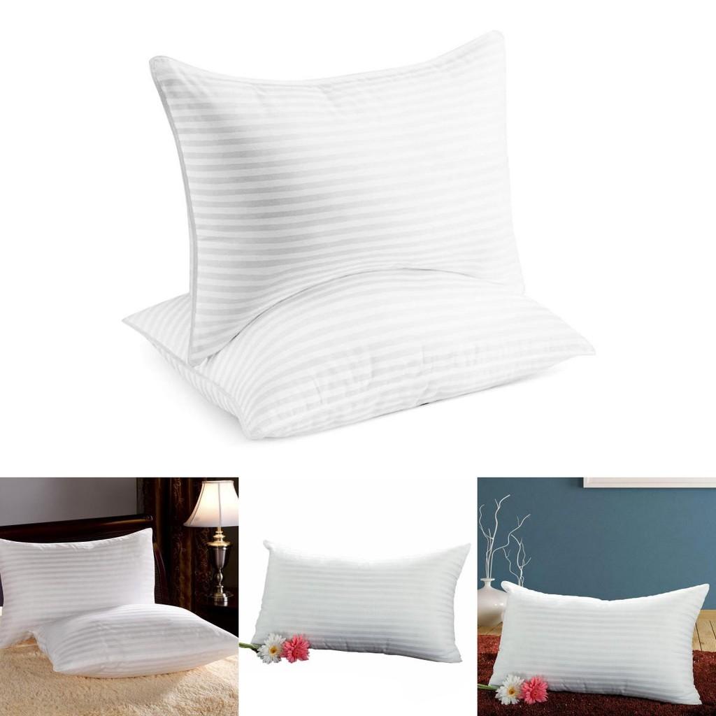 Hotel Pillow Insert With Polyester Fiber Filling For Adult Single Use In White