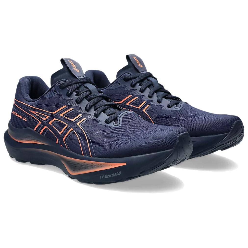 Asics GT-2000 14 Versatile Comfortable Training Running Shoes Men Sneaker Midnight-Blue 1011C056-401