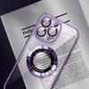 Magnetic Wireless Charging Case For Magsafe Lens Protector For iPhone 15 14 13 12 11 Pro Max Plus Transparent Shockproof Cover