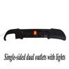 For BMW 3 Series E92 Coupe 2005-2012 LED Rear Lip Spoiler M Performance Style PP Material Direct Fit Gloss Black Styling Upgrade