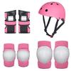 Cycling Protective Gear Set Adults Kids - Knee Elbow Wrist Guards 6-Piece Safety Equipment Bike Skateboard Scooter