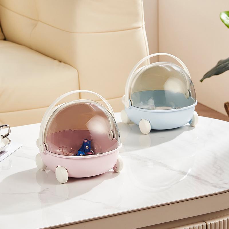 Songtai Cartoon Desktop Storage Box: Portable, Cute Children's Toy Organizer & Bedroom Decor
