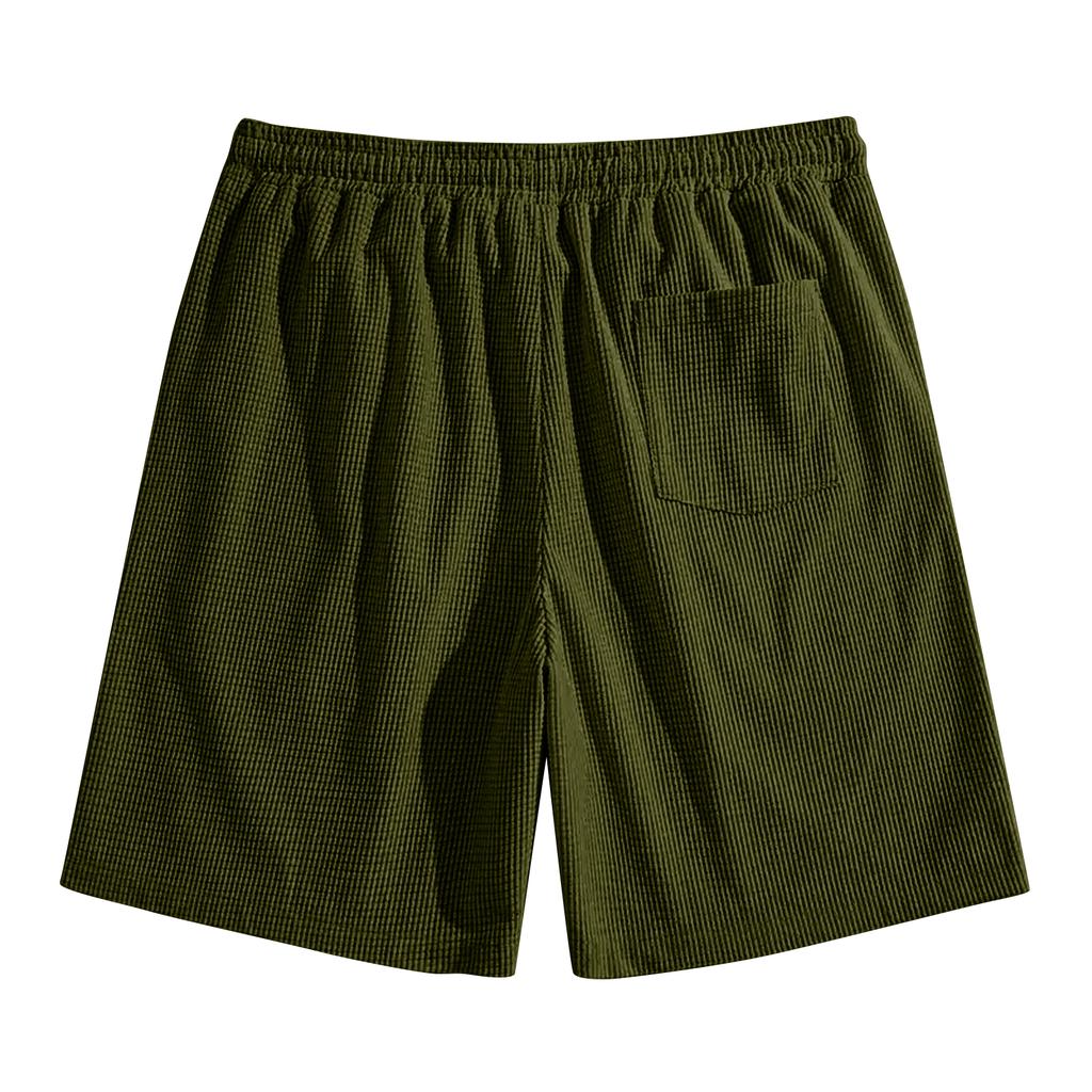 Men's Summer Casual Shorts Men's Fashion Sports Textured Shorts