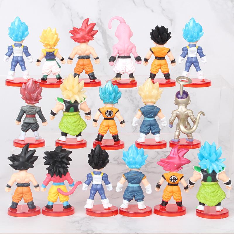16th Edition Dragon Ball Anime Toy Figure Set Cake Decoration