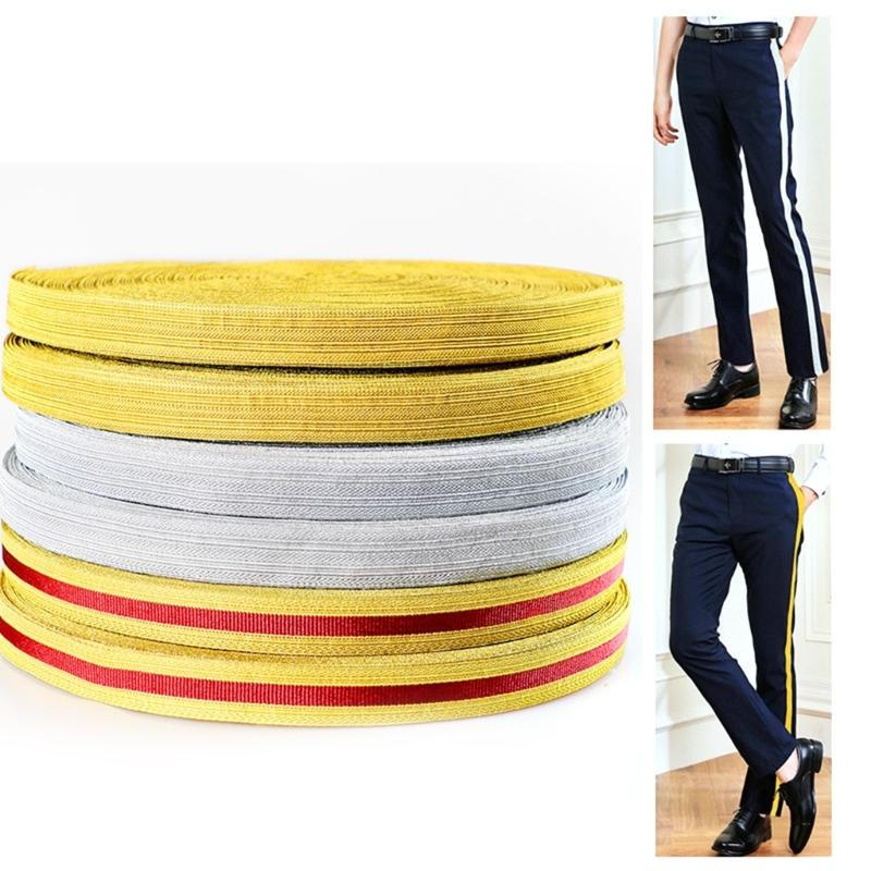 Woven Ribbon Tape for Custom Side Stripe Trousers Side Stripe Ribbon Tape Clothing Accessories Decorative Sewing Strips