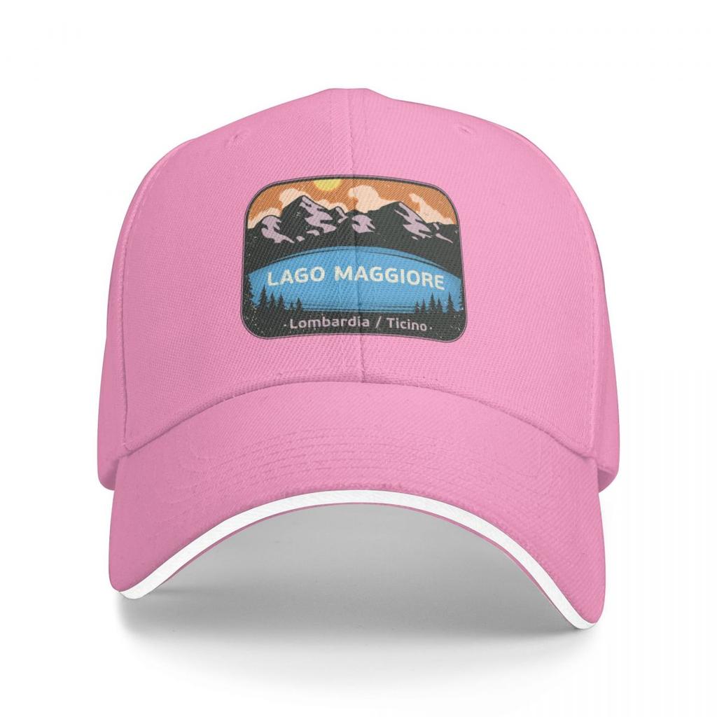 Lake Maggiore Lago  Italy  Switzerland Baseball Cap derby hat foam party Hat Ball  Womens Hats For The Sun Mens