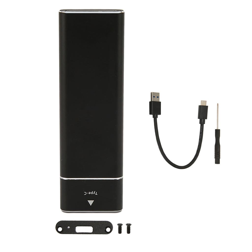 M.2 SATA SSD Enclosure 6TB 10Gbps NVME NGFF Protocol UASP TRIM Aluminium Alloy Type C SSD Enclosure