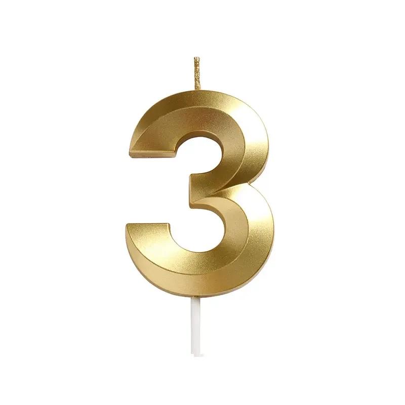 Birthday Wedding Anniversary Dessert Cake Decorating Supplies, 10pcs Birthday Number Candle Party Cake Decorating