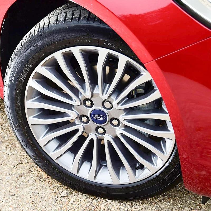 New 2026 Car Sticker Ford New 2025 Hot 4pcs 56MM Car Wheel Center Hub Cap Badge Emblem Decal Wheel Sticker For Ford Focus Mondeo