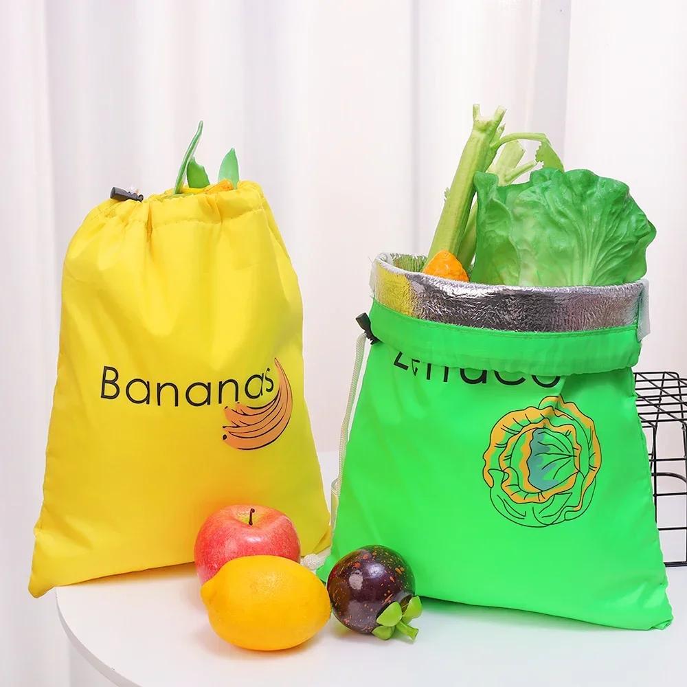 1/2 pz Sacchetto Tascabile a Grappolo di Banane Riutilizzabile Sacchetto per la Conservazione del Cibo Sacchetto per la Conservazione di Frutta e Verdura Isolato e Antiurto Sacchetto da Shopping