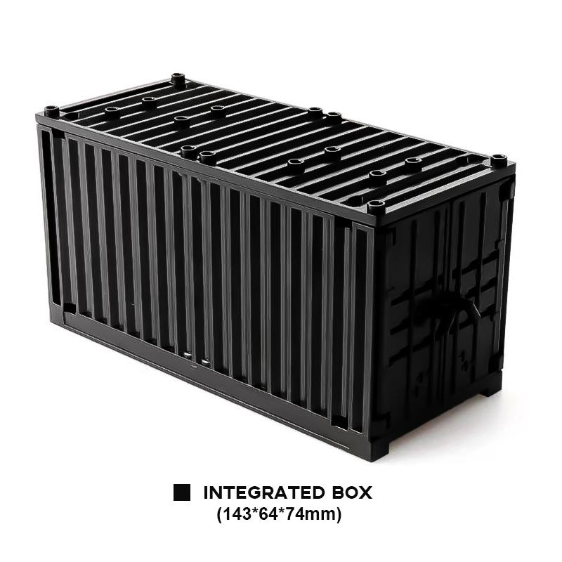 Military Container Weapon Boxes Bricks Accessories Scene World War 2 WW2 Army Soldiers SWAT Building Blocks Bricks Children Toys