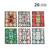 26pcs/set Christmas Ball Ornaments 3cm 6cm Christmas Ball Gift Box Set For Tree Pendant