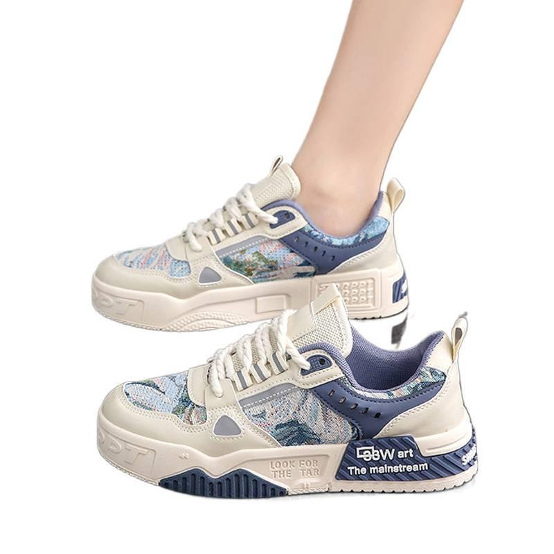 Board shoes spring and summer new platform sports shoes student casual canvas shoes