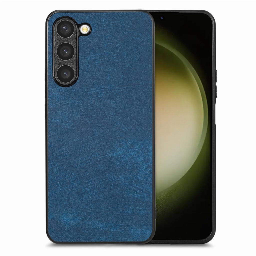 For Samsung Galaxy S22+ 5G Case Shockproof Slim Retro Leather Phone Back Cover