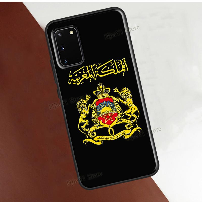 Marocco Maroc Bandiera Marocchina Cover per Samsung Galaxy S22 Ultra S21 S20 FE Note 20 S8 S9 S10 Note 10 Plus Custodia per telefono