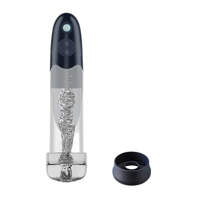 New Experience Vacuum Spa Massage Masturbator Men's Vibrator Water Bath Aircraft Cup Penis Pump Enlarger Male Sex Toy