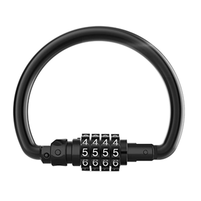 

Durability 4 Digits Waterproofed Combination Lock Reinforced Alloys Anti Thefts Lock for Cycling Equipment