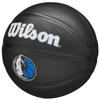 Wilson Team Tribute Dallas Mavericks Mini Ball, Unisex schwarzer Basketball