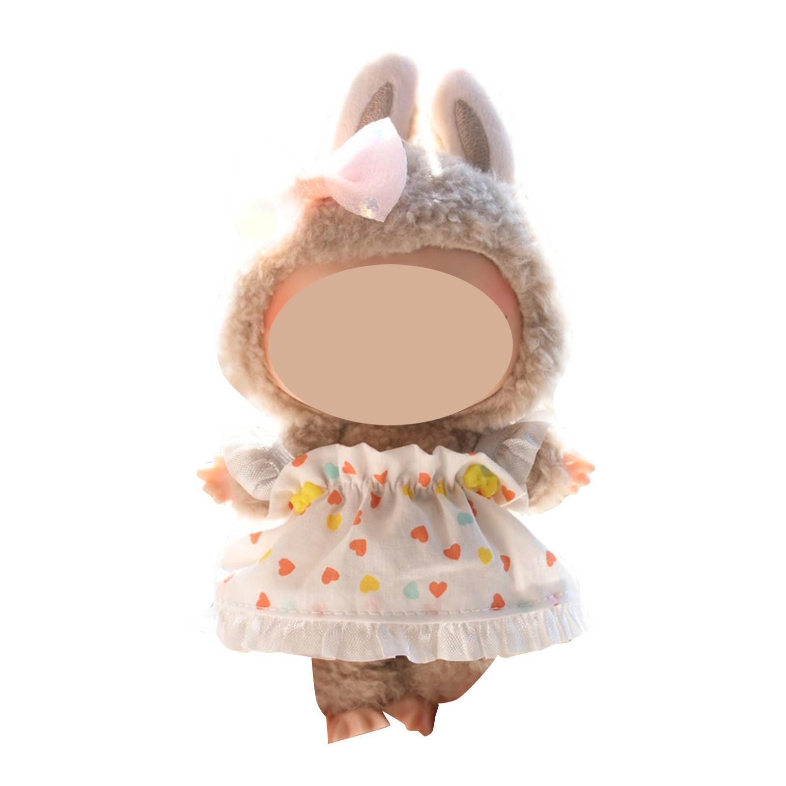 

Забавная одежда для кукол, плюшевые игрушки в стиле аниме и милые аксессуары,милые куклы одежда One Size жёлтый