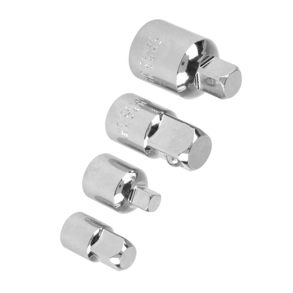 Full Polished Socket Adapter Set 4 PCS Socket Wrench Adapter Reducer Set  Automotive Maintenance