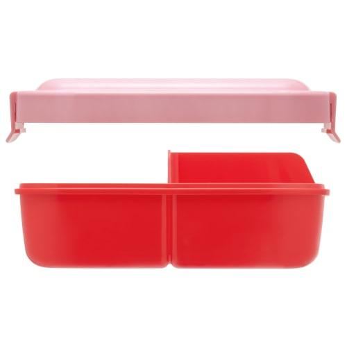 Skater Kids Lunch Box Dome Shape Integrated Divider 840ml Kitty Ushiro Shiro Sanrio Made in Japan P84
