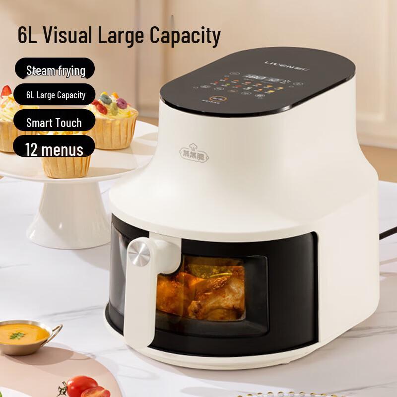 Liven 6L Smart Visible Air Fryer CN plug (adapter included)