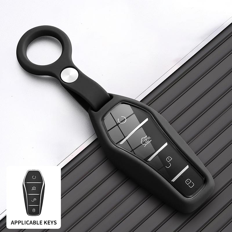 Liquid Silicone Rubber Car Key Case Cover For BYD Han Yuan UP Qin Pro EV Dolphin Song Plus DMI Seagull Seal 06 Escort 7 Tang L