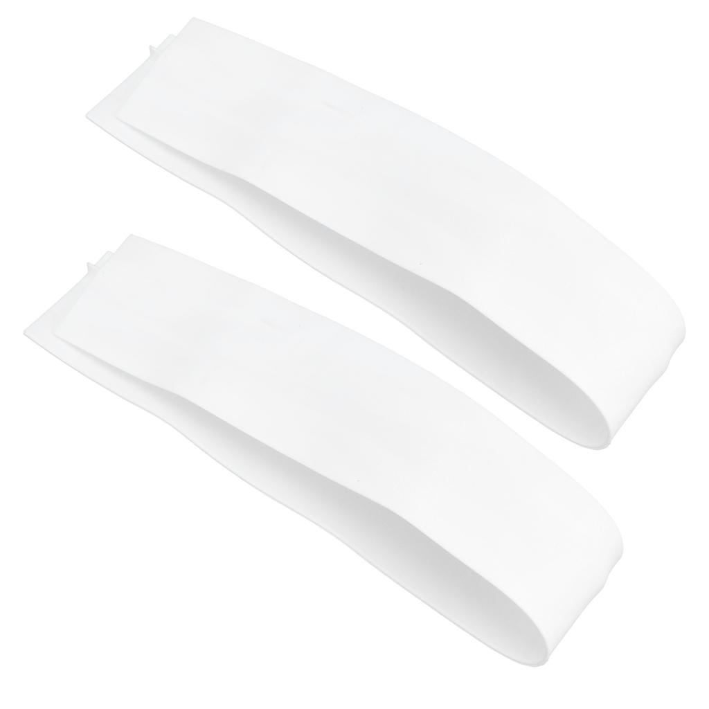 2Pcs Silicone Cooktop Gap Cover Kitchen OilProofing Sealing Strip for Home Kitchen(White 21in )