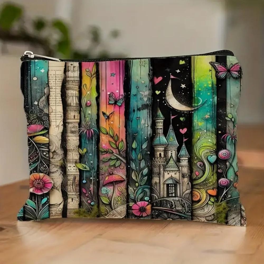 Trendy Large Capacity Zipper Pouch Simple Modern Durable Cosmetic Bag Travel Accessories Gift