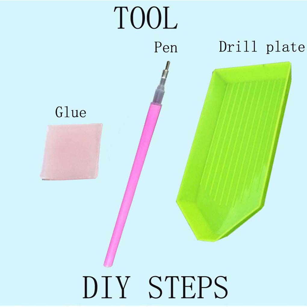 Snow White Owl DIY 5D Rhinestones Diamond Painting