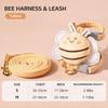 Pet Supplies Cartoon Bee Cat Harness Adjustable Breast Back Harness Pet Collar Portable Leash Set Pet Walking
