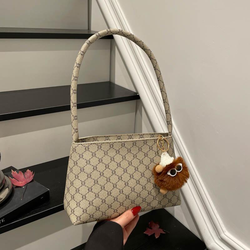 

Универсальная модная сумка-мессенджер с принтом женская 2025 осень и зима текстурная сумочка простая и высококлассная дорожная сумка через плечо without pendant хаки