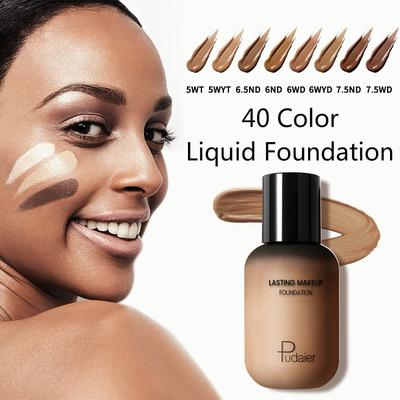 Fondotinta opaco da 40 ml Base per trucco Crema per il viso Fondotinta liquido a lunga durata