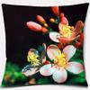 Beautiful Flower Pattern Pillowcase Square Car Sofa Cushion Pillowcase
