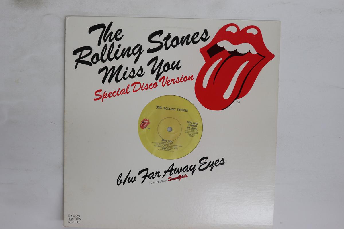 

12inch Record ROLLING STONES Far Away Eyes Miss You DK4609 ROLLING STONES 1978 US Rock Used