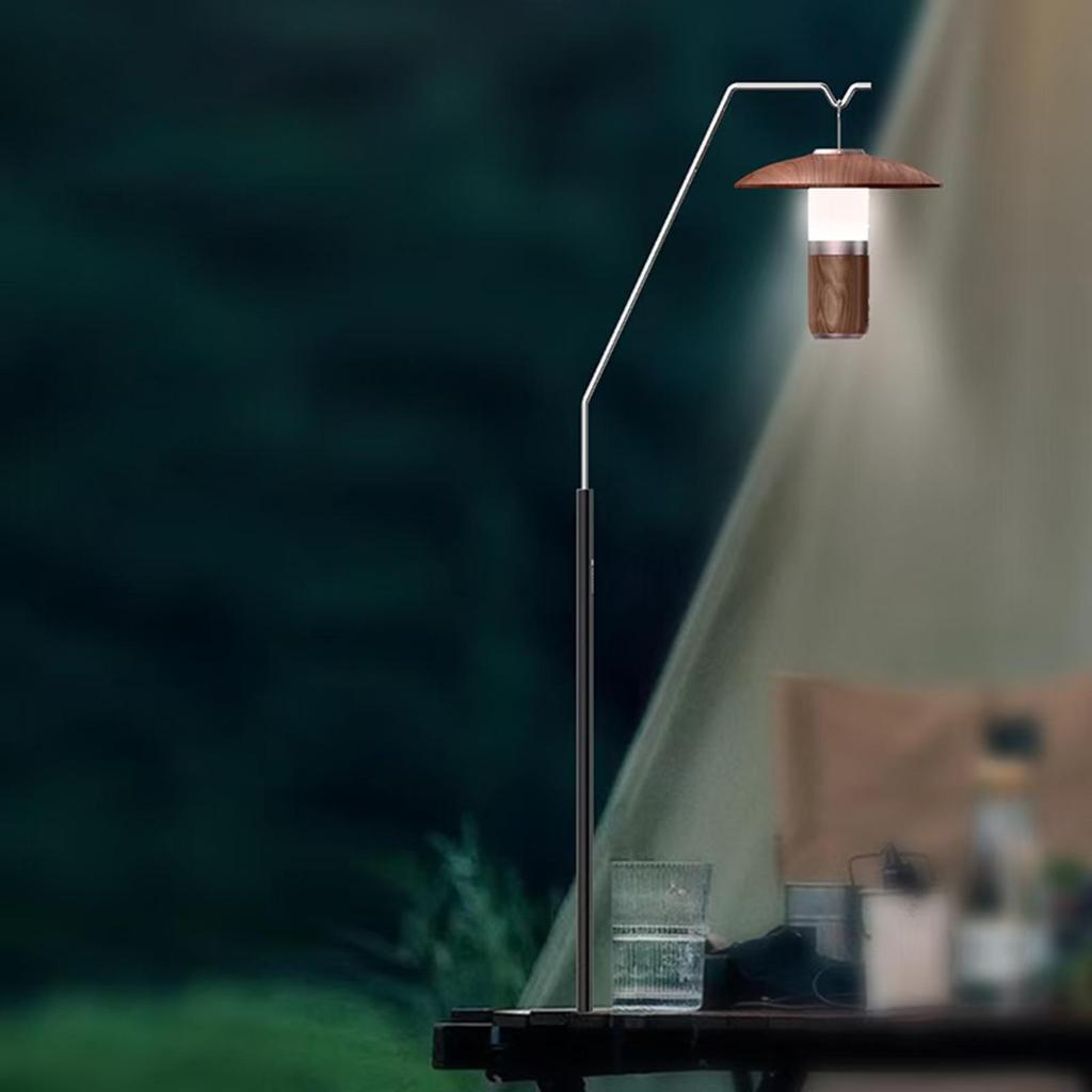Camping Lantern Stand Light Hanger Outdoor Picnic Yard Portable Lawn Lamp Pole Lamp Post for Beach BBQ Summer Work Light Yard