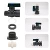 Regentonne Auslaufhahn Set Praktisches 3/4 Zoll GHT Kugelventil mit Schottverschraubungsadapter für Wassertanks und Pools