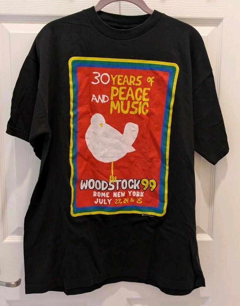 Maglietta Unisex Vintage Woodstock '99 30 Anni Concerto Taglie dalla S alla 5XL DO491 Maglietta Unisex