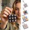 Mechanical Keyboard Toy Cat Paw Fidget 9-in-1 LED Light-up Keychain Decompression Handheld Device Button