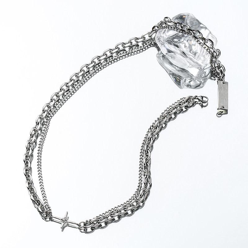 Trendy Unisex High-Design Hip-Hop Clavicle Chain Necklace