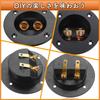 Eitile Round Speaker Terminal Box with Banana Plugs Set General-Purpose - 10-Piece