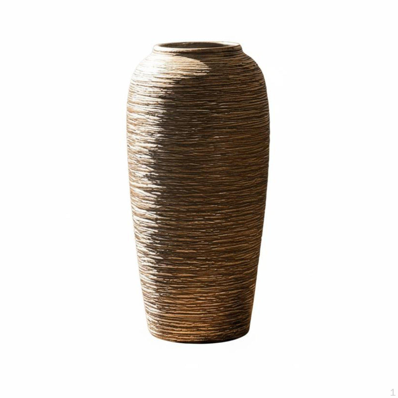 Minimālistisks Vintage Keramikas Vāze, Galda Ziedu
