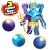 Heroes of Goo Jit Zu Deep Goo Seeking Hydra Figure Triple Attack 3-in-1 Goo Power Plus Light and Sound Battle Action!