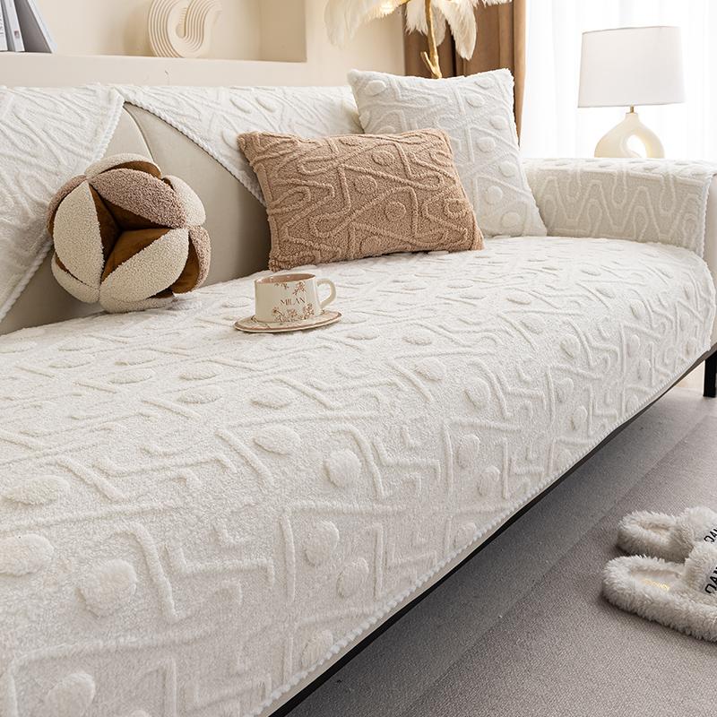 Living Home Perna de Sofa Antiderapantă Huse de Sofa Canapea Iarnă Shu Catifea Husa Glisantă Covorașe de Sofa Groase și Pufoase