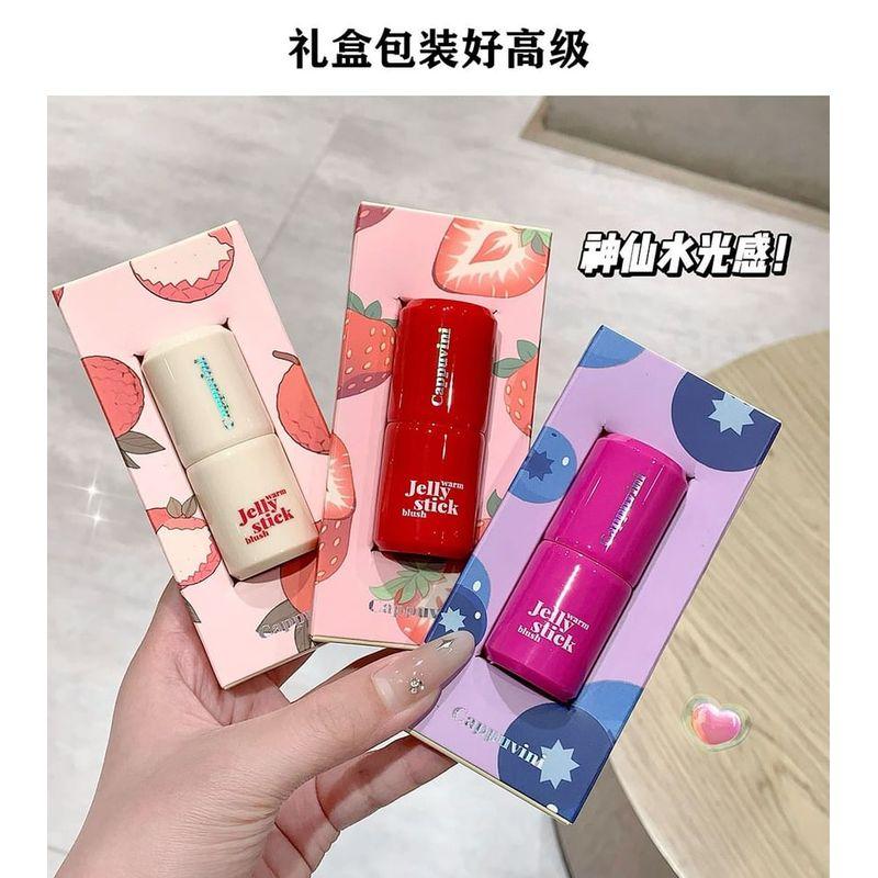 Cappuvini - Jelly Color-Changing Blush Stick - 3 Colors