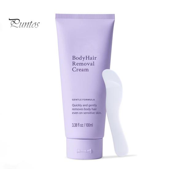 100ml depilační krém se špachtlí Muži Ženy Bezbolestné Celé tělo Paže Noha Podpaží Bikiny Soukromý odstraňovač chloupků na obličeji Depilační krém