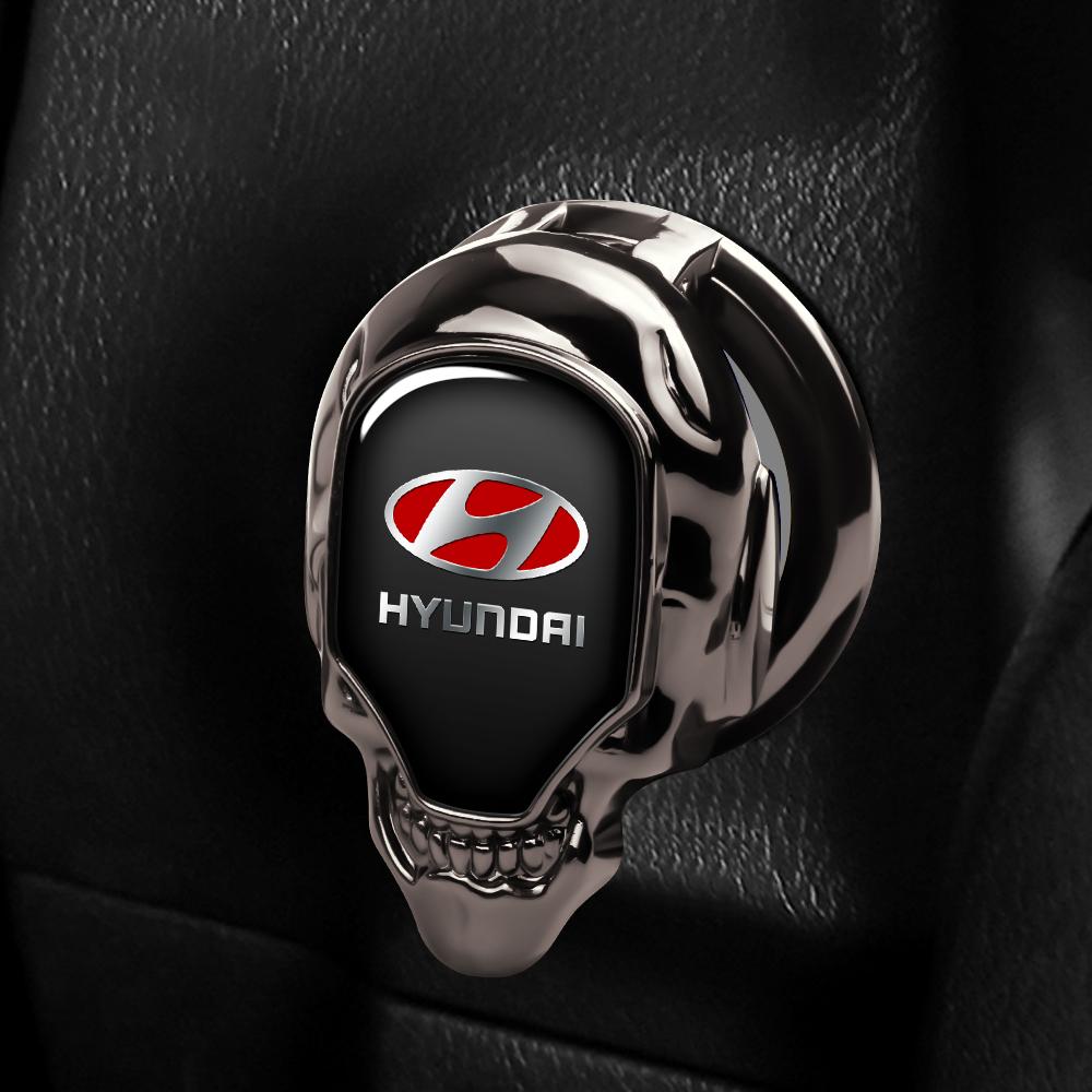 Car Engine Start Stop Button Protection Cover Sticker Auto Accessories For HYUNDAI i20 i30 Tucson i10 ix35 i40 Solaris Azera GDI R6